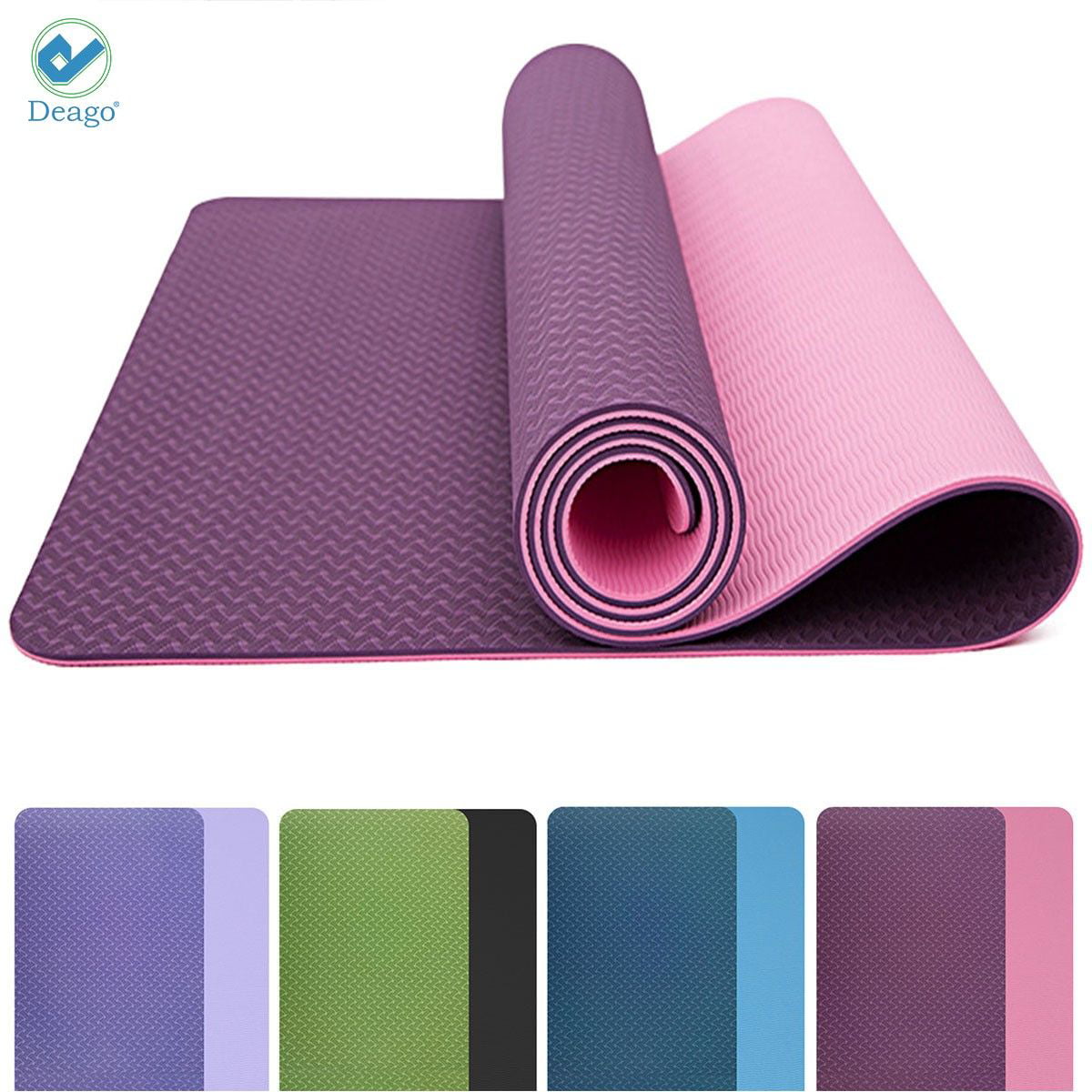 Brand New X-Tone Yoga Mat  173cm x 61cm Non Slip Purple/blue/pink/Grey 