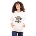 thumbnail image 3 of True Love is Dead Skeleton Hand Rose Unisex Plus Fleece Graphic Hoodie Brisco Brands 3X, 3 of 6