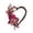 N, variant on Eoozwa Valentines Day Breath Hollow Heart Wreath with Bow Door Hanging Decor Plastic Multicolor Waterproof Indoor Outdoor Decoration