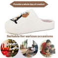 thumbnail image 6 of BERANMEY Cute Animal Puppy Butterfly Dogs Slippers for Women Perfect Soft Plush Comfy Warm Slip-On Slippers fo Women Indoor Fluffy House Slippers for Women and Men Non-slip Fuzzy Flat Slides, 6 of 8