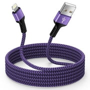 AILKIN USB Cables,USB-a to Lightning Cable 6ft Fast Charging Cable Cords,Purple