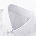 thumbnail image 6 of Wyobmus Long Sleeve Oxford Shirts for Men Loose Fit Oversized Button Down Shirts Office formal Shirt Business Casual Shirt M-5XL White, 6 of 6
