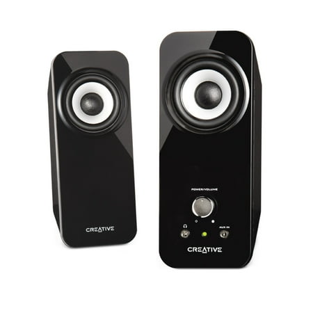 Creative -MF1625 Inspire T12 2.0 Speaker System (2-Piece) - Black