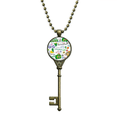 thumbnail image 1 of Adventure Life Brazil Journey Brazil Key Necklace Pendant Tray Embellished Chain, 1 of 3