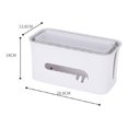 thumbnail image 2 of Cable Management Box Cord Organizer Box Hides Power Strips for Home Office Desktop, 2 of 10
