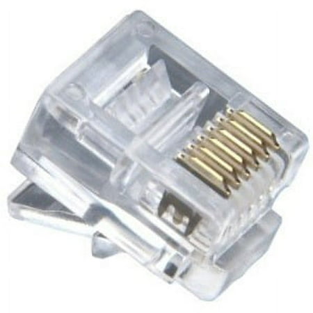 UPC: 0849160001119 | RJ12 (6P6C) ROUND-STRANDED. 100/JAR