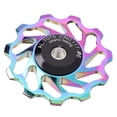 thumbnail image 3 of Colorful 11T Ceramic Rear Derailleur Pulley Bearings for Mountain Bicycle Cycling Transmission Accessory, 3 of 8