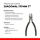 thumbnail image 5 of Pinzas de corte DIAGONAL SANTUL 177MM 7' acero, 5 of 6