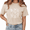 1-Apricot, variant on Giffimy Women's Apricot Fairycore Floral Sketch Vintage Washed T-Shirt Short Sleeve Relaxed Fit Top