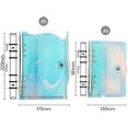 thumbnail image 3 of Estándar 6-ring Rainbow Clear Soft Pvc Notebook Cover Protector Round Ring Binde, 3 of 5