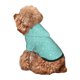 thumbnail image 5 of Fotbe Teal Turquoise Glitter Sudadera con Estampado para Perros Pequeños – Suéter con Capucha para Mascotas, Tela Suave de Forro Polar con Bolsillo-Medium, 5 of 7