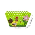 thumbnail image 3 of AURIGATE Easter Storage Basket, Rooster & Floral Pattern Hollow Desktop Organizer Bin, Spring Easter Treat Basket for Party, Home & Kitchen, 3 of 6