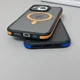 thumbnail image 3 of Funda de lujo con armadura translúcida mate de Color magnético a prueba de golpes para iPhone 11 12 13 14 15 16 ProMax Magsafe cubierta de carga inalámbrica, 3 of 5