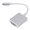 Silver, variant on CIYISON USB Type C to VGA Converter Cord Wire for PC Connect to Projector or TV Display