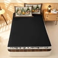 thumbnail image 4 of Erosebridal Happy Camping Zipper Full Size Comforter Sets with Fitted Sheet and 2 Pillowcases, Watercolor Gnome Zipper Bedding Set, 4 of 7