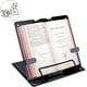thumbnail image 1 of Soporte metálico para libros, caballete, atril para copias, soporte para lectura/iPad/libros de cocina/revistas, ajustable en 6 posiciones, tablero de composición duradero para oficina y cocina., 1 of 5