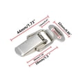 thumbnail image 2 of Cierre de pestillo tipo toggle Rannb de acero inoxidable mini de 44 mm, paquete de 10, 2 of 9