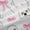 Pink White Black, variant on jejeloiu Ribbon Bow Tie Curtains Pack of 2 (42x84 Each),Halloween Theme Ghost Curtains Blackout,White Yellow Graffiti Bedroom Curtains,Lightweight Room Decorative