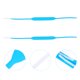 thumbnail image 2 of 2 unidades de correas protectoras profesionales para la tráquea y el cuello (azules), 2 of 8