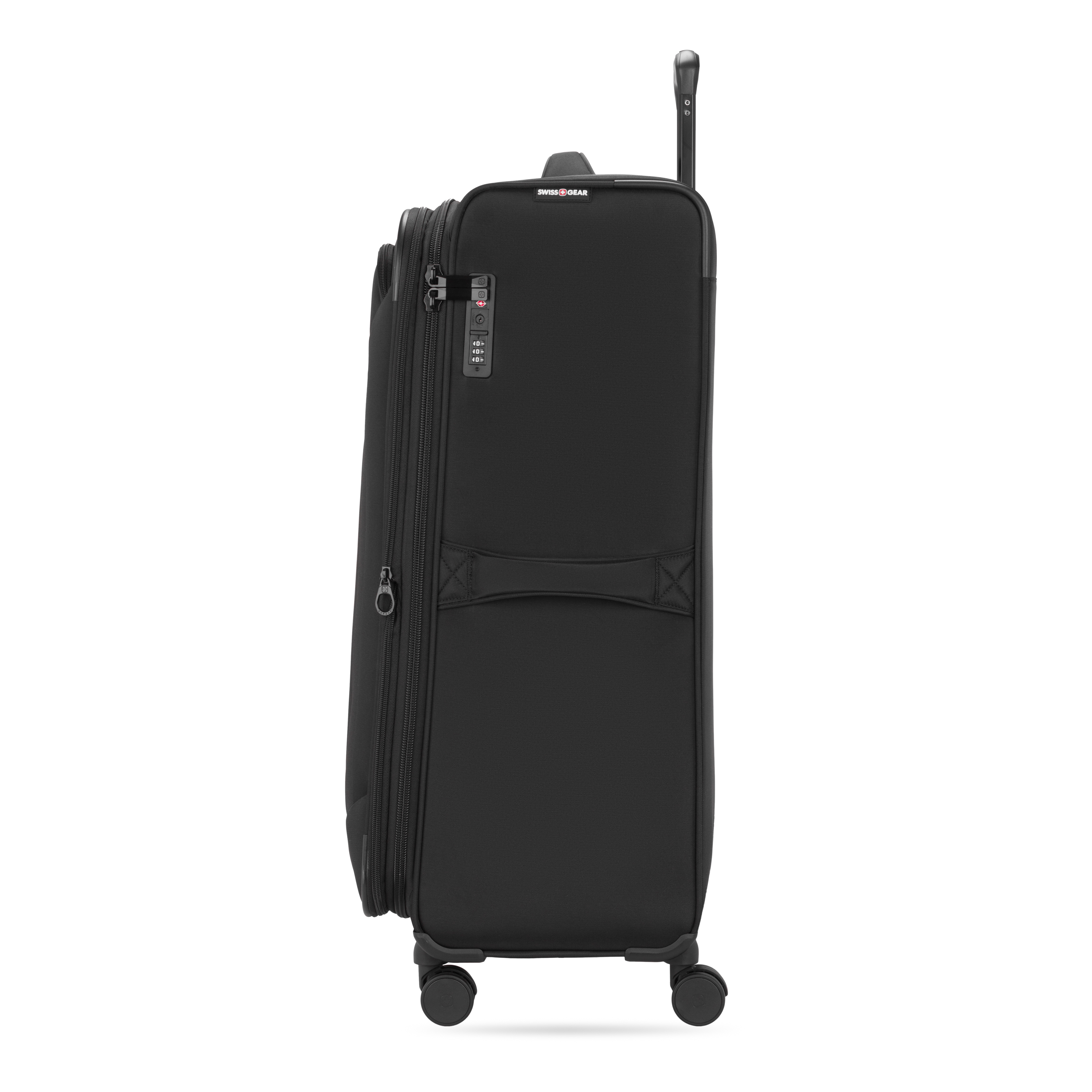 Swissgear Stride Large Expandable Spinner Luggage, Black photo 6