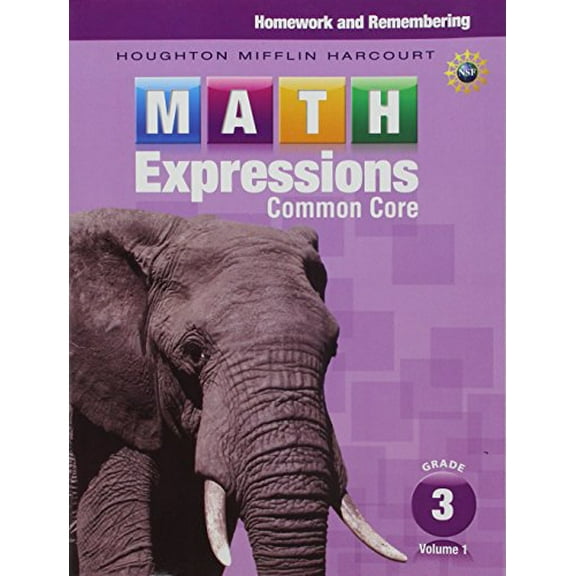 Pre-Owned Math Expressions Homework & Remembering, Volume 1 Grade 3, (Paperback)