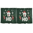 thumbnail image 7 of Yayeee Kitchen Curtains Tier Set of 2 Light Filtering 57"x24" Over Sink Window Panels, Christmas Dog, 7 of 7