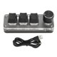 thumbnail image 1 of Mini Custom Keyboard 3 Keys Red Switch Shortcuts Plug and Play RGB Backlit Programming Macro Keyboard for PC Laptop, 1 of 5