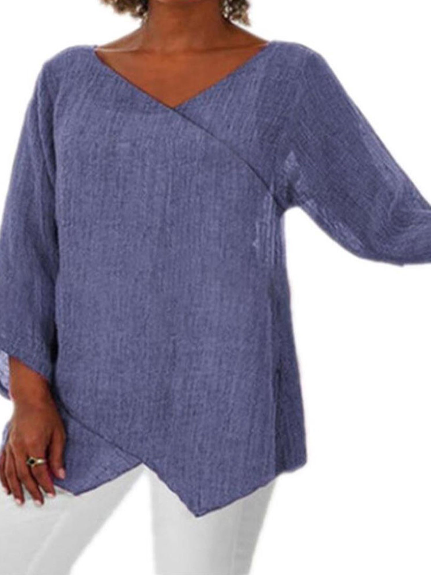 Wodstyle - Womens Irregular Summer Tops 