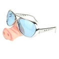 thumbnail image 4 of Gafas de nariz grande de cerdo jinwen Gafas de sol de fiesta para niños azul 15 cm x 7 cm, 4 of 8