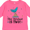 thumbnail image 4 of Inktastic Mermaid 2nd Birthday 2 Year Old Girls Long Sleeve Toddler T-Shirt, 4 of 5