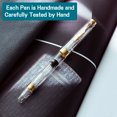 thumbnail image 3 of keepw Golden Trim Nib Ink Pen Classy And Stylish Writing Instrument For All Occasions Impressive Plastic piston pen-0.5mm 1Set, 3 of 6