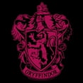 thumbnail image 2 of Girl's Harry Potter Classic Gryffindor House Crest Graphic Cropped T-Shirt Black X Small, 2 of 3