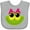 AC-Heather Grey, variant on Inktastic Frog Face Girl Girls Baby Bib