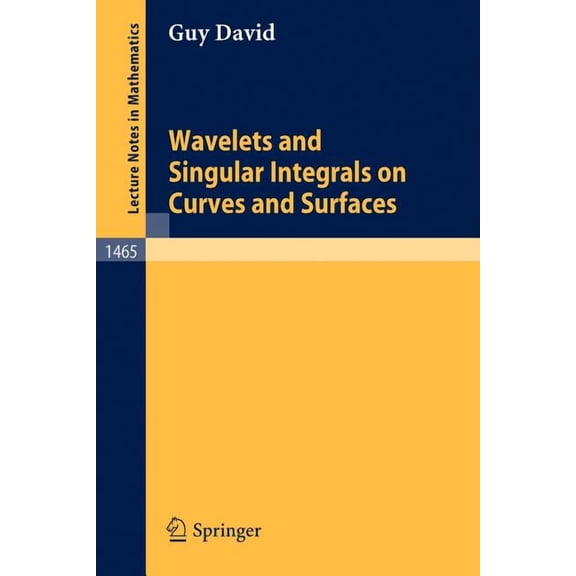 Wavelets and Singular Integrals on Curves and Surfaces, (Paperback)