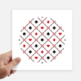 thumbnail image 1 of Playing Cards Gambling Utensils Pattern Sticker Tags Wall Picture Laptop Decal Self adhesive, 1 of 1