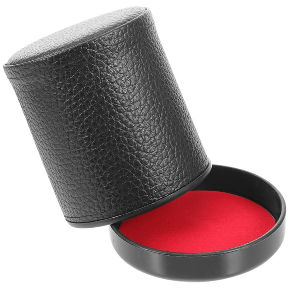 Coupe - dés Rouge Silencieux avec Doublure en Feutre pour Rangement Compact et Léger Idéal pour Voyage et Fête 1 Ensemble