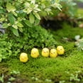 thumbnail image 6 of Rvaymup 5pcs Cute Yellow Chick Mini Figurines Ornaments for Craft Projects and Decors, 6 of 12