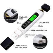 TDS Digital Water Tester Meter, TDS/EC/Temperature Water Tester Pen,Hand-held 3-in-1 Water Purity Tester for Drinking Water Hydroponics Plants Aquarium and Pool