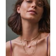 thumbnail image 5 of Elisa Gold Short Pendant Necklace In Carnation Kyocera Opal, 5 of 6