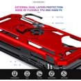 thumbnail image 6 of 3-in-1 Entronix Heavy Duty Case Bundle for iPhone 16 Plus, Shockproof Rugged Cover with Rotating Holder Ring and 2 Clear Tempered Glass Screen Protectors, Red, 6 of 8
