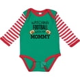 thumbnail image 3 of Inktastic Watching Football with My Mommy Boys or Girls Long Sleeve Baby Bodysuit, 3 of 5