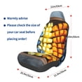 thumbnail image 3 of Wukai Halloween Fruit Platter Full Set Car Seat Covers with Soft Padding Universal Auto Front Seats Protector and Cushion Mat, 3 of 5