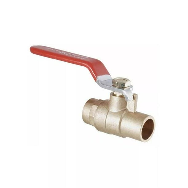 Homewerks Faucet 222272 Ball Sweat Valve 150PSI 1 in. Ips Brass