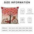 thumbnail image 5 of Chilfamy  Happy Valentine's Day Decorative Red Pillow Covers Love Heart Series Square Couple Cushion Cases for Sofa Bedroom Car, 5 of 5
