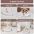 thumbnail image 2 of Colorete Play Mat & Play Gym Aila+Aiden 6 en 1 XL para bebé, 2 of 5