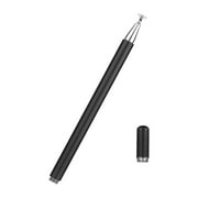 Universal Stylus Pen Capacitive Pen with Magnetic Absorption Silicone Head Sensitive Touch Control for Phone Tablet Black