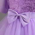 thumbnail image 6 of AJZIOJIRO Kids Toddler Flower Girls Wedding Tulle Dresses Baby Maxi High Low Gown Dance Tulle Tutu Princess Dress 2-10T, 6 of 9