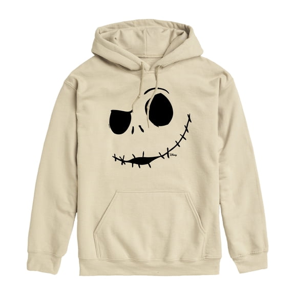 The Nightmare Before Christmas - Jack Face - Men's Fleece Hoodie Sweatshirt