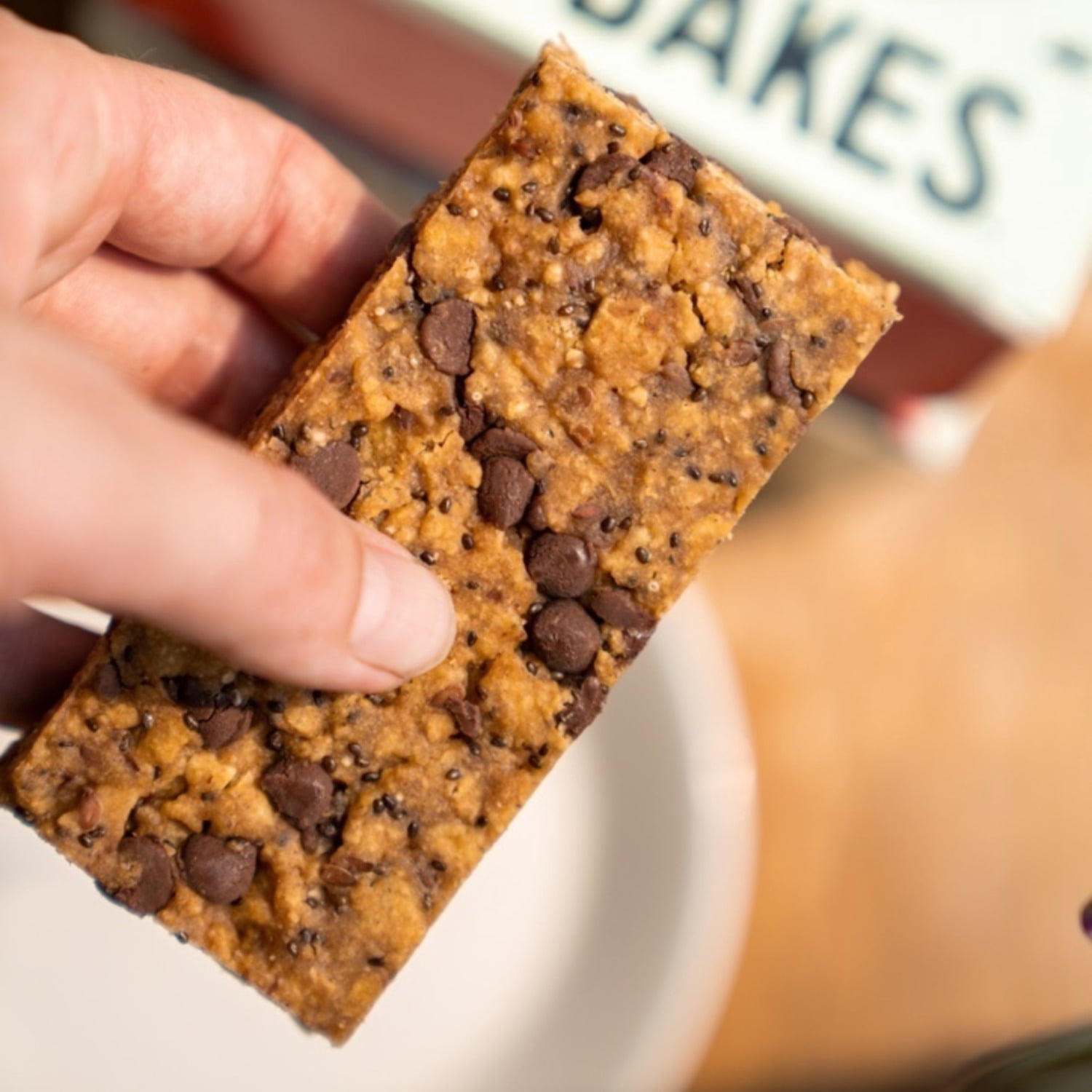 Taos Bakes - Peanut Butter Chocolate + Butterscotch - Granola Bars - 6g Protein - 12 pk, 1.8oz ea