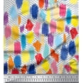 thumbnail image 3 of oneOone Cotton Poplin Fabric Chevron & Brush Stroke Panel Print Sewing Fabric BTY 56 Inch Wide, 3 of 3